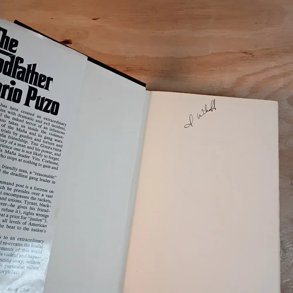 The Godfather by Mario Puzo 1969 Hardcover DJ Book Club Edition Putnam